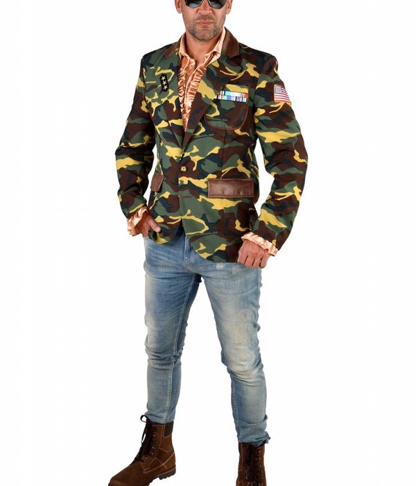 Colbert Leger Camouflage luxe