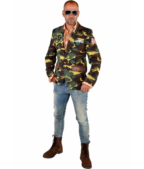 Colbert Leger Camouflage luxe