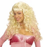 Blonde dames pruik Angelica