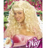 Blonde dames pruik Angelica