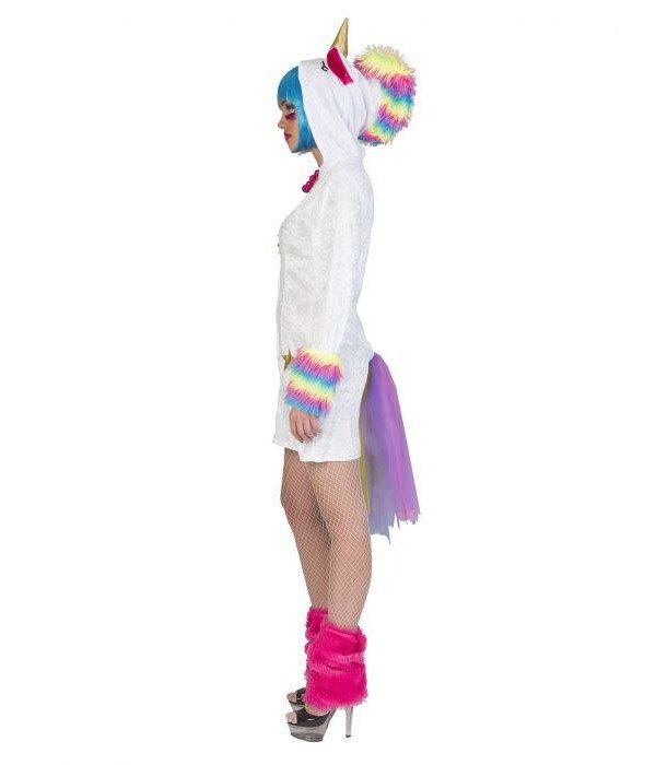 Eenhoorn Jurk Regenboog  Vrouw