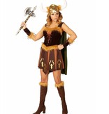 Viking Sigursdottir Vrouw Kostuum