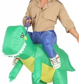 Opblaasbaar Dino Kostuum