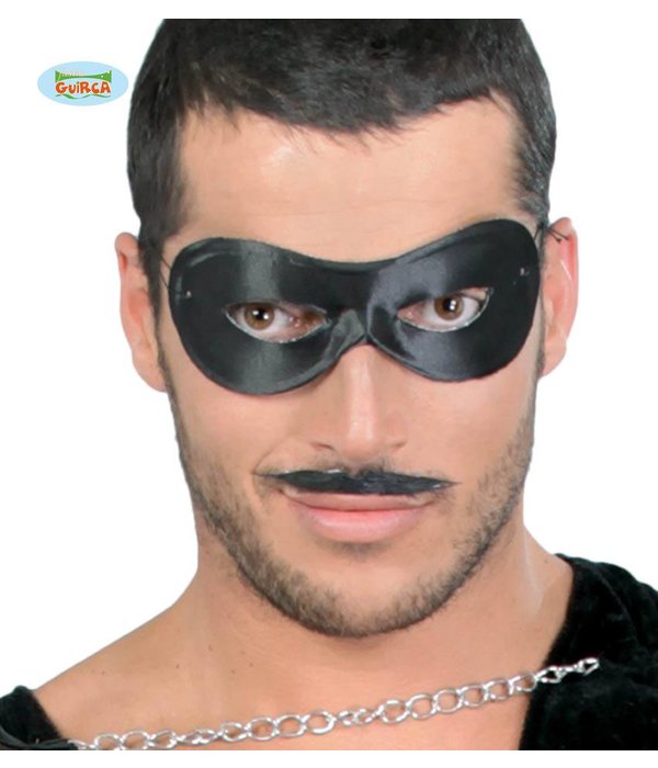 Zwarte Pierrot Oogmasker