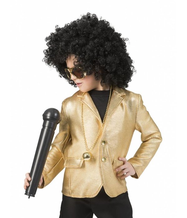 Disco Popster Jas Kind - Goud