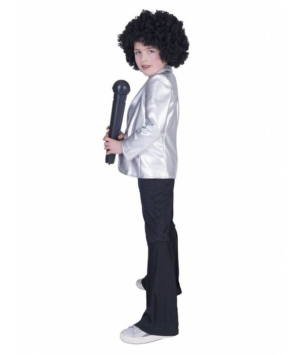 Disco Popster Jasje Kind - Zilver