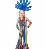 Hippie Jumpsuit Meisje Kostuum