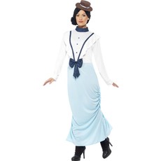 Posh Victoriaanse dame kostuum