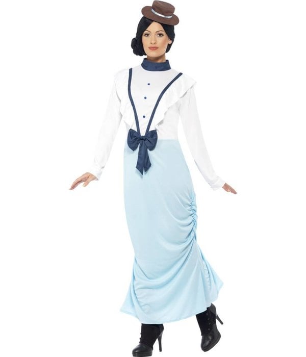 Posh Victoriaanse dame kostuum