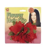 Hawaii haarclip rood