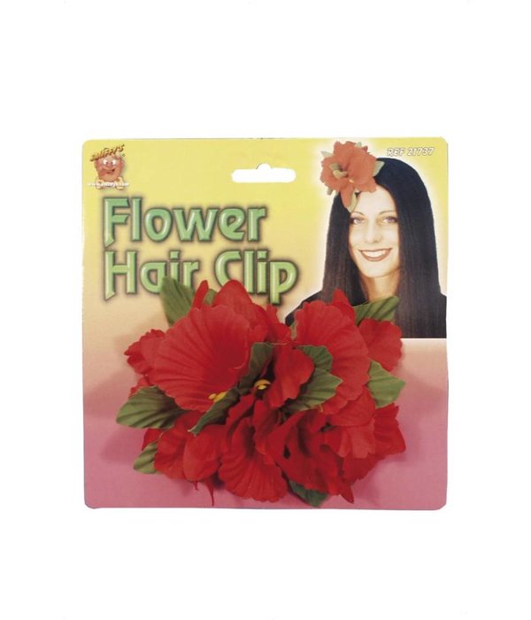 Hawaii haarclip rood