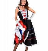 Franse Can Can Jurk Vrouw