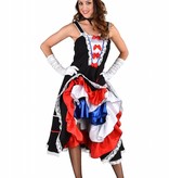 Franse Can Can Jurk Vrouw