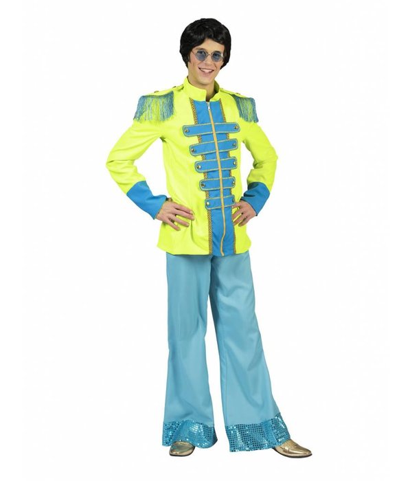 Neon Beatles jas heren groen