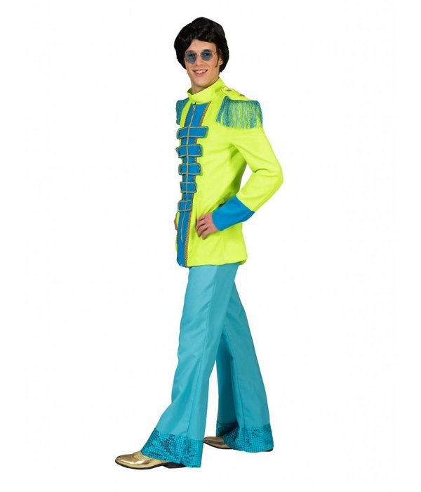 Neon Beatles jas heren groen