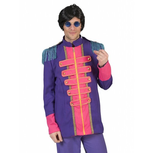 Neon Beatles jas heren paars