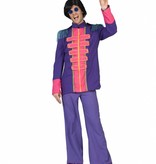 Neon Beatles jas heren paars