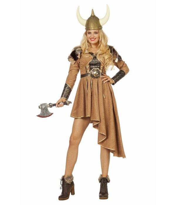 Viking Vrouw Kostuum Jurk