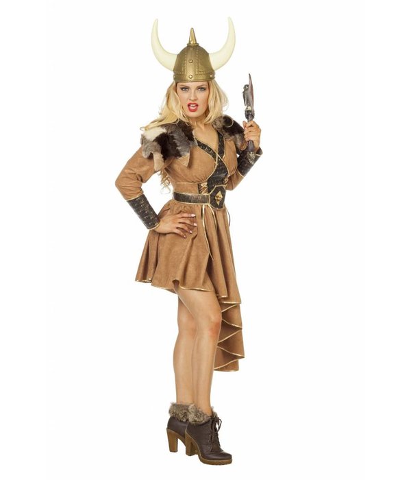 Viking Vrouw Kostuum Jurk
