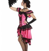 Can Can Roze Danseres Vrouw Kostuum