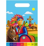 Indianen Party uitdeelzakjes - 8 stuks