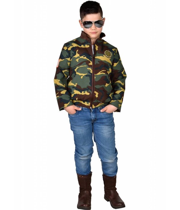 Camouflage Jack Voor Jongens