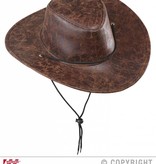 Cowboy hoed lederlook bruin new