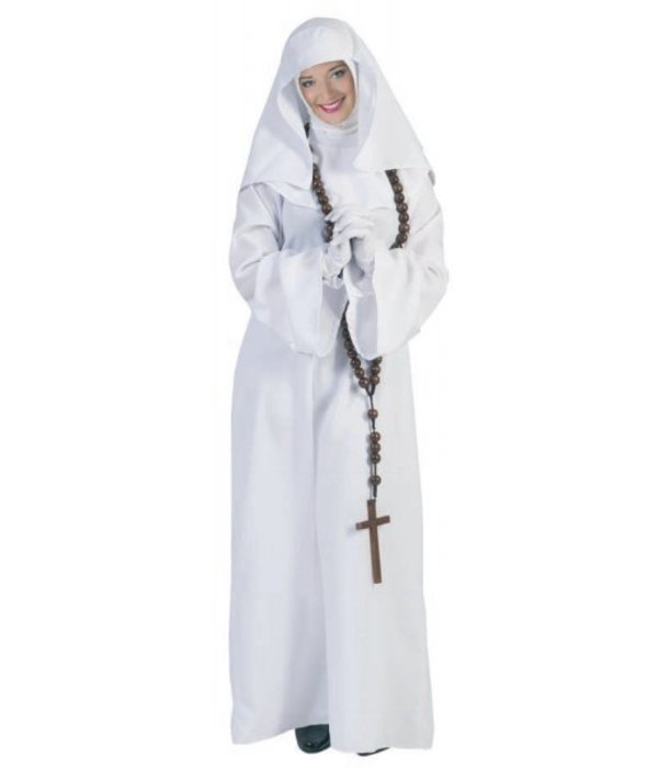 Reisbureau Pracht Kameraad Italiaans nonnen kostuum Soraya - Feestbazaar.nl