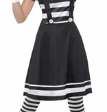 Vrouwelijke Mime Artiest Kostuum