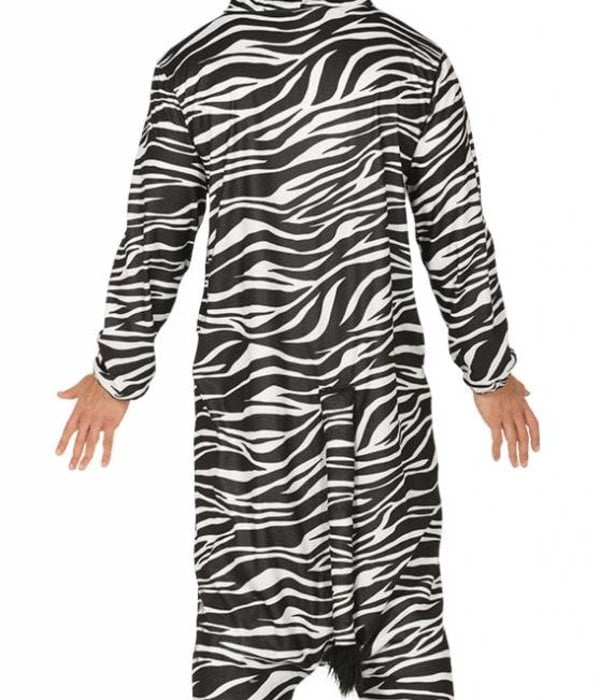 Zebra Jumpsuit met Capuchon