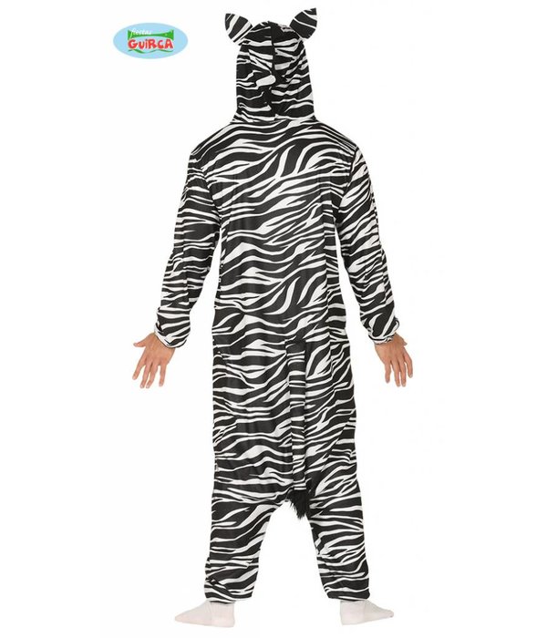 Zebra Jumpsuit met Capuchon