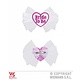 Haarclip Bride to be wit