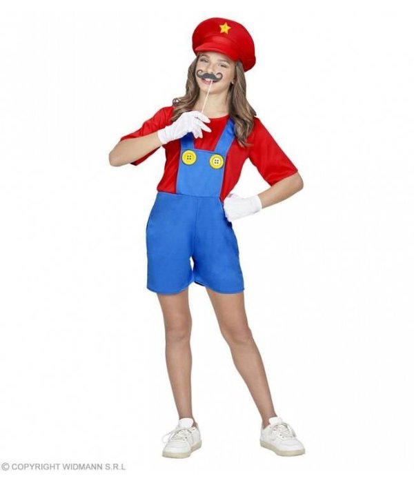 Mario Loodgieter Kostuum Meisje