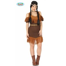 Akule Indianen Kostuum Vrouw
