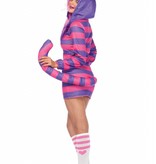 Cozy Cheshire Wonderland kattenkostuum