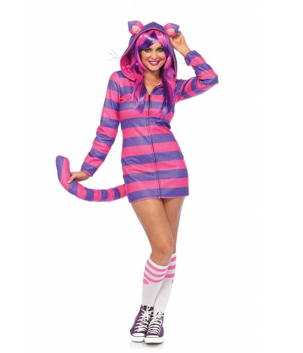 Cozy Cheshire Wonderland kattenkostuum