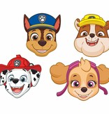 Paw Patrol maskers papier - 8 stuks