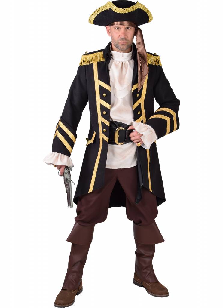 Democratie Vervreemding Gewend aan Piraat Kapitein Kostuum Man Luxe - Feestbazaar.nl