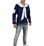 Blauwe Matroos Blouse Man