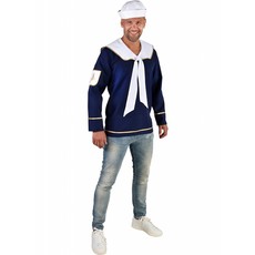 Blauwe Matroos Blouse Man