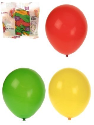 Ballonnen rood/geel/groen 50 stuks afbeelding