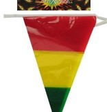 Vlaggenlijn rood/geel/groen 10 meter