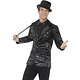 Zwarte Colbert met Pailletten Man