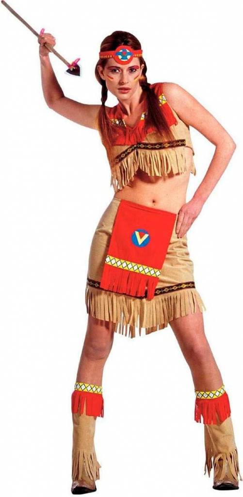 Indianen Kostuum Vrouw Moonlight afbeelding