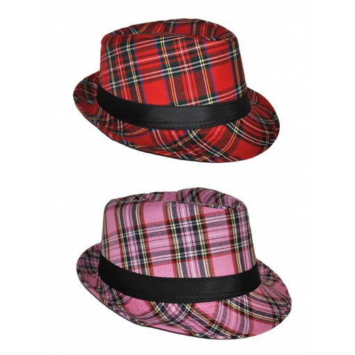 Schotse hoed Kojak geruit