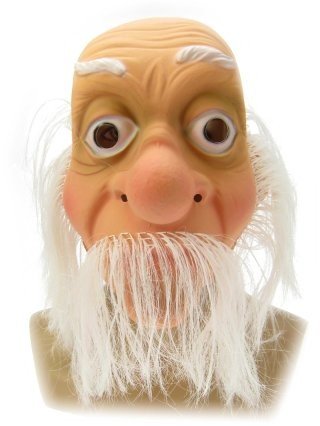 Abraham masker met haar populair afbeelding