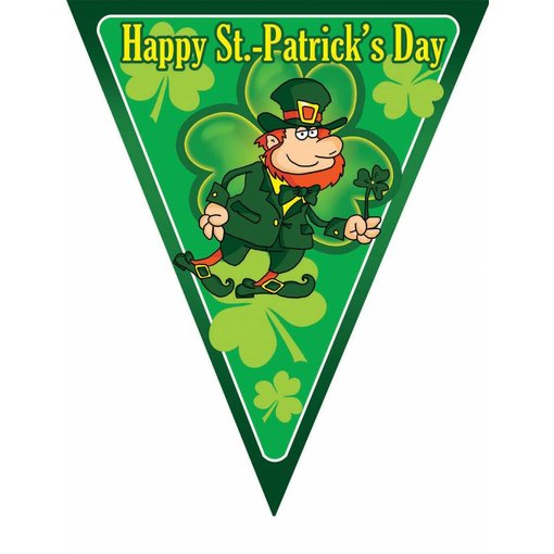 Vlaggenlijn St.Patricks Day 5m 10 vlaggen