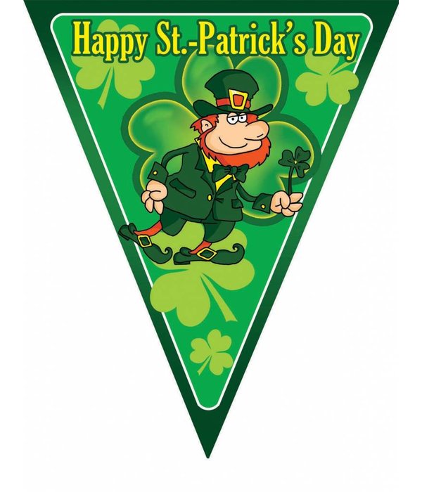 Vlaggenlijn St.Patricks Day 5m 10 vlaggen
