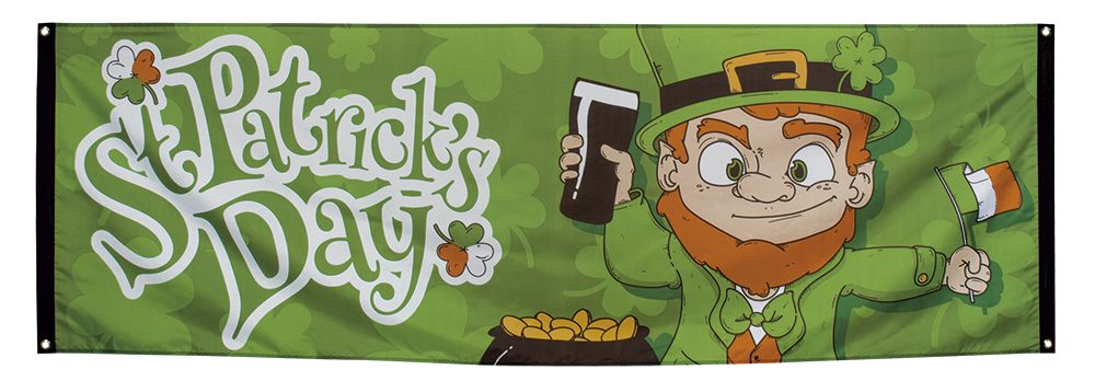 Banner St Patrick's Day (74 x 220 cm)