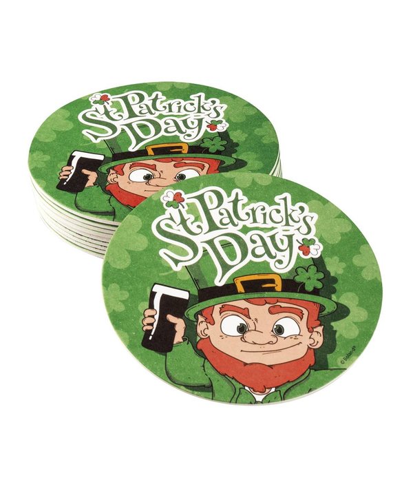 10 Bierviltjes St Patrick's Day (10 cm)